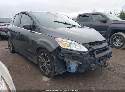 2018 FORD C-MAX HYBRID TITANIUM Gray  Hybrid 1FADP5DU4JL101586 photo #1