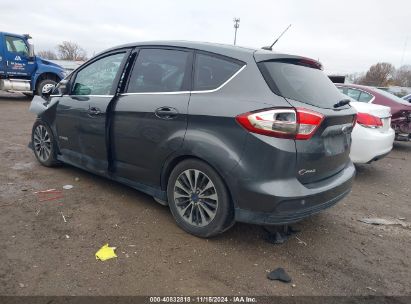 2018 FORD C-MAX HYBRID TITANIUM Gray  Hybrid 1FADP5DU4JL101586 photo #4