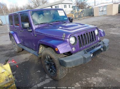 2018 JEEP WRANGLER JK UNLIMITED ALTITUDE 4X4 Purple  Flexible Fuel 1C4HJWEG7JL883734 photo #1