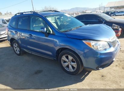 2015 SUBARU FORESTER 2.5I PREMIUM Blue  Gasoline JF2SJADC8FH840801 photo #1