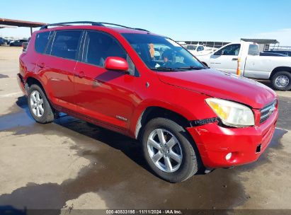 2008 TOYOTA RAV4 LIMITED V6 Red  Gasoline JTMBK31V786039787 photo #1