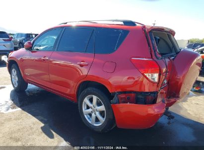 2008 TOYOTA RAV4 LIMITED V6 Red  Gasoline JTMBK31V786039787 photo #4