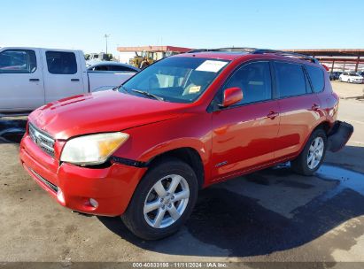 2008 TOYOTA RAV4 LIMITED V6 Red  Gasoline JTMBK31V786039787 photo #3