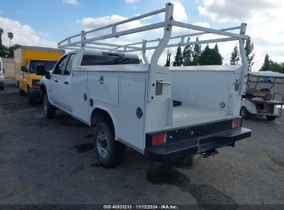 2022 CHEVROLET SILVERADO 2500HD 2WD DOUBLE CAB LONG BED WT/2WD DOUBLE CAB STANDARD BED WT White  Gasoline 1GB2WLE75NF276343 photo #4