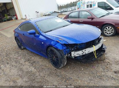 2016 LEXUS RC 350 Blue  Gasoline JTHSE5BC5G5006998 photo #1