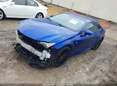 2016 LEXUS RC 350 Blue  Gasoline JTHSE5BC5G5006998 photo #3