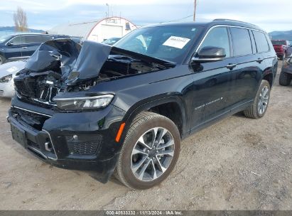 2023 JEEP GRAND CHEROKEE L OVERLAND 4X4 Black  Gasoline 1C4RJKDG8P8739409 photo #3