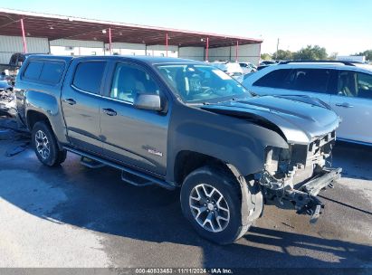 2016 GMC CANYON SLE Gray  Gasoline 1GTG6CE33G1112703 photo #1