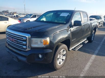 2016 GMC CANYON SLE Black  Gasoline 1GTG5CE31G1258939 photo #3