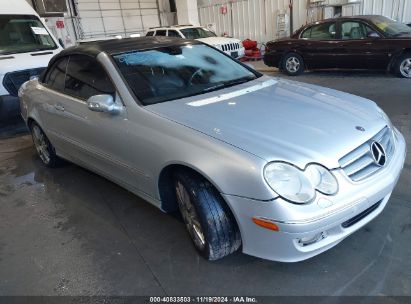 2007 MERCEDES-BENZ CLK 350 Silver  Gasoline WDBTK56F57F225858 photo #1