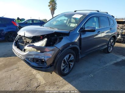 2015 HONDA CR-V TOURING Gray  Gasoline 5J6RM3H9XFL020791 photo #3