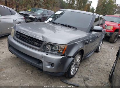 2011 LAND ROVER RANGE ROVER SPORT HSE Gray  Gasoline SALSK2D48BA714914 photo #3