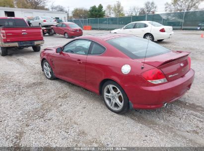 2005 HYUNDAI TIBURON GS Red  Gasoline KMHHM65D85U182662 photo #4