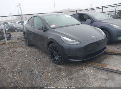 2024 TESLA MODEL Y PERFORMANCE DUAL MOTOR ALL-WHEEL DRIVE Black  Electric 7SAYGDEF0RF051809 photo #1