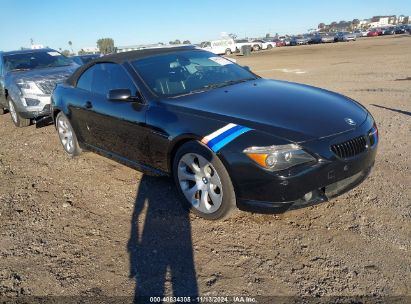 2007 BMW 650I Black  Gasoline WBAEK13597CN84501 photo #1