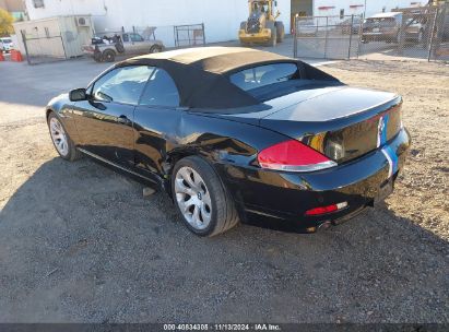 2007 BMW 650I Black  Gasoline WBAEK13597CN84501 photo #4