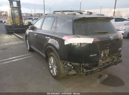 2017 TOYOTA RAV4 HYBRID LIMITED Blue  Hybrid JTMDJREV0HD069783 photo #4