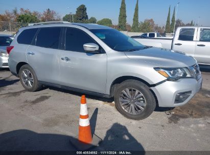 2019 NISSAN PATHFINDER SV Silver  Gasoline 5N1DR2MN2KC619480 photo #1