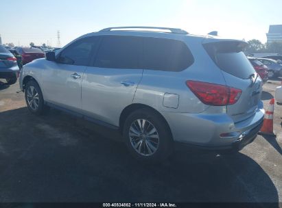 2019 NISSAN PATHFINDER SV Silver  Gasoline 5N1DR2MN2KC619480 photo #4