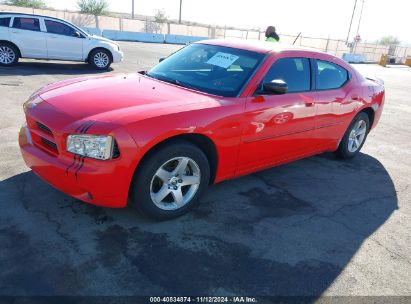 2008 DODGE CHARGER Red  Gasoline 2B3LA43GX8H199514 photo #3