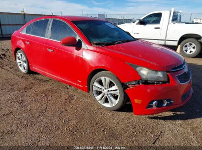 2012 CHEVROLET CRUZE LTZ Red  Gasoline 1G1PH5SC0C7178989 photo #1