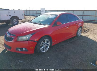 2012 CHEVROLET CRUZE LTZ Red  Gasoline 1G1PH5SC0C7178989 photo #3