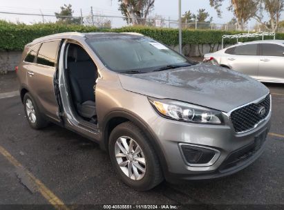 2016 KIA SORENTO 2.4L LX Gray  Gasoline 5XYPG4A34GG090249 photo #1