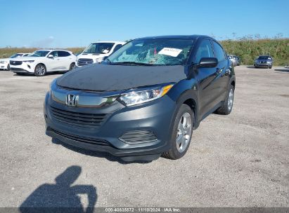 2019 HONDA HR-V LX Black  Gasoline 3CZRU5H35KG712164 photo #3