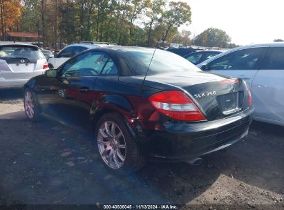 2005 MERCEDES-BENZ SLK 350 Black  Gasoline WDBWK56F45F066275 photo #4