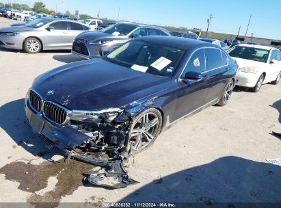 2016 BMW 740I Blue  Gasoline WBA7E2C5XGG548329 photo #3