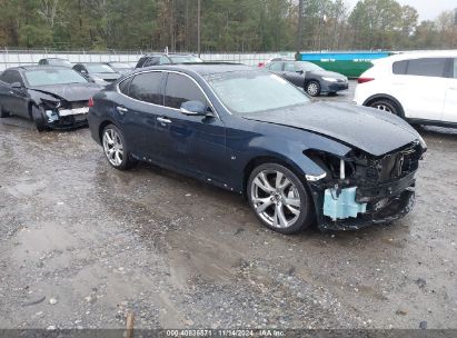 2017 INFINITI Q70 3.7 Blue  Gasoline JN1BY1APXHM741654 photo #1