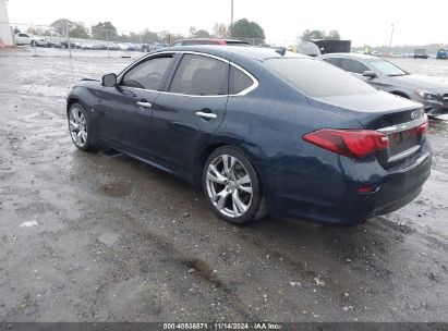 2017 INFINITI Q70 3.7 Blue  Gasoline JN1BY1APXHM741654 photo #4