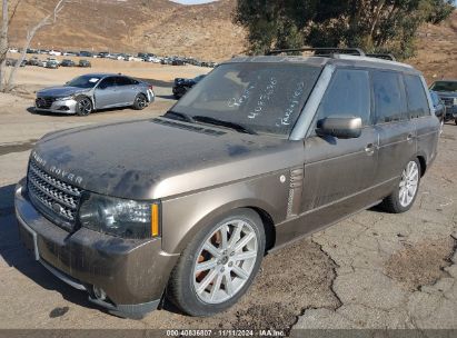 2012 LAND ROVER RANGE ROVER SUPERCHARGED Brown  Gasoline SALMF1E42CA377907 photo #3