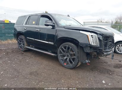 2015 CADILLAC ESCALADE PREMIUM Black  Gasoline 1GYS4NKJ9FR509129 photo #1