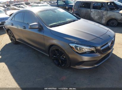 2018 MERCEDES-BENZ CLA 250 Gray  Gasoline WDDSJ4EB0JN579024 photo #1