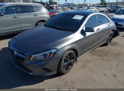 2018 MERCEDES-BENZ CLA 250 Gray  Gasoline WDDSJ4EB0JN579024 photo #3