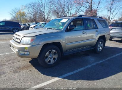 2004 TOYOTA 4RUNNER SR5 V6 Gold  Gasoline JTEBU14R740052819 photo #3