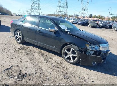 2008 LINCOLN MKZ Black  Gasoline 3LNHM28T78R622412 photo #1