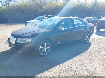 2008 LINCOLN MKZ Black  Gasoline 3LNHM28T78R622412 photo #3