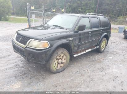 2002 MITSUBISHI MONTERO SPORT XLS Black  Gasoline JA4LS31R62P001566 photo #3