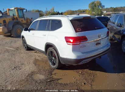 2019 VOLKSWAGEN ATLAS 3.6L V6 SEL White  Gasoline 1V2MR2CA4KC566413 photo #4