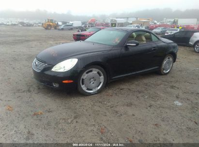 2003 LEXUS SC 430 Black  Gasoline JTHFN48Y630047971 photo #3