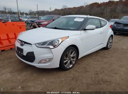 2017 HYUNDAI VELOSTER Black  Gasoline KMHTC6AD9HU309233 photo #3