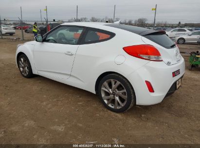 2017 HYUNDAI VELOSTER Black  Gasoline KMHTC6AD9HU309233 photo #4