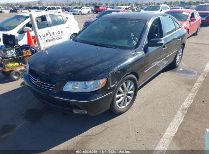 2008 HYUNDAI AZERA LIMITED Black  Gasoline KMHFC46F68A287754 photo #3