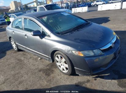 2010 HONDA CIVIC LX Red  Gasoline 2HGFA1F56AH327212 photo #1