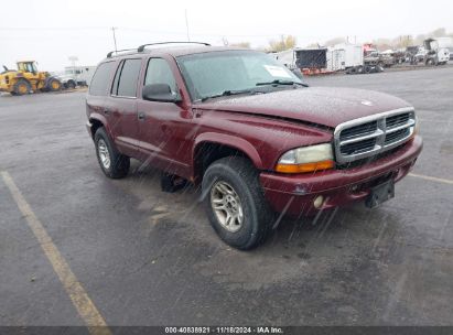 2002 DODGE DURANGO SLT Red  Gasoline 1B4HS48N82F134711 photo #1