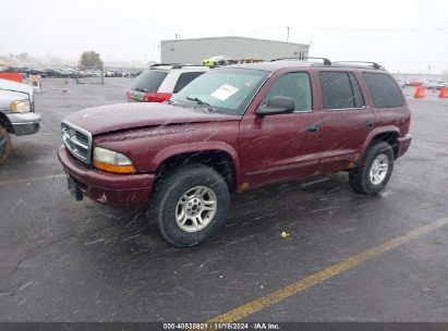 2002 DODGE DURANGO SLT Red  Gasoline 1B4HS48N82F134711 photo #3