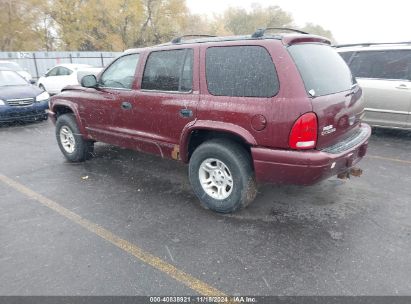 2002 DODGE DURANGO SLT Red  Gasoline 1B4HS48N82F134711 photo #4