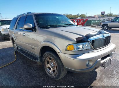 2002 LINCOLN NAVIGATOR Gold  Gasoline 5LMFU28RX2LJ15292 photo #1